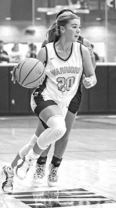 SENIOR SCOUT Payne had some big moments in helping her team win a third consecutive tournament title at Coyle over the weekend. [Photo by Chris Simon/www.simon-sports-photos. smugmug.com]