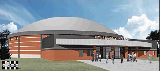 Architect Michael McCoy made a few color changes suggested by Hennessey school board members at their Jan. 15 meeting and submitted his final rendering of The Dome the next morning via email. The official name of the multi-purpose building has not been ap Article Image Alt Text