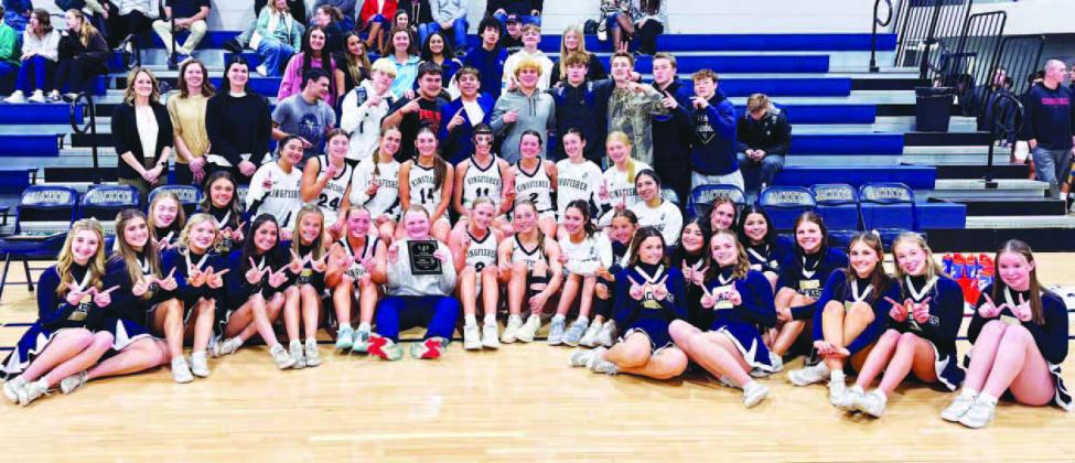 CHAMPS AGAIN – More than a week after the tournament started, the 2026 Buckle of the Wheatbelt Invitational wrapped up on Wednesday night at the APB. That evening saw the Kingfisher Lady Jackets down Weatherford 60-48 in the girls championship game. It 