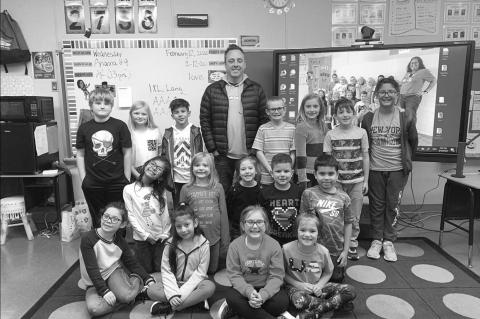 Mystery Reader at Hennessey Elementary