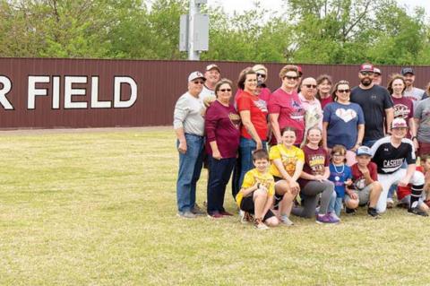 Cashion dedicates new baseball field