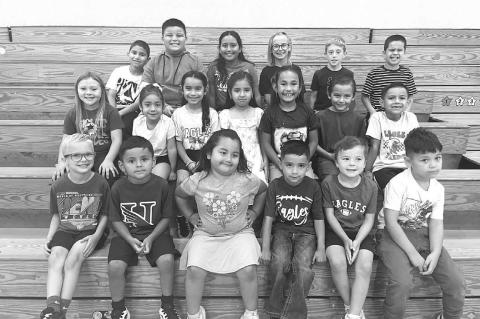 Hennessey Elementary announced its Eagles of the Week for the week ending Oct. 4. Earning the honor were pre-kindergarten students Osbaldo Valles, Fabian Robles and Natalie Hernandez; kindergarten students Samuel Steward, Alek Guerrero and Luke Emerson; fi rst graders Elliana Marquez, Lorenzo Meza, Jeremiah Willis and Abby McCall; second graders Sofi a Ramirez, Aylin Blanco and Evelyn Garcia; third graders Hallie Martin, Rhet Cooper and Alex Garcia; and fourth graders Oscar Gaona-Estrada, Kevin Reyes, Mia G