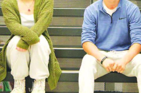 Okarche High School announced its November 2024 Lion and Lioness. Honorees were seniors Zoe Palmer and Wager Black [Photo by Jordyn Darst/OHS Yearbook staff]