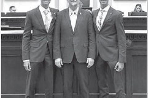 Keynun, Keylun Combs serve as Capitol pages