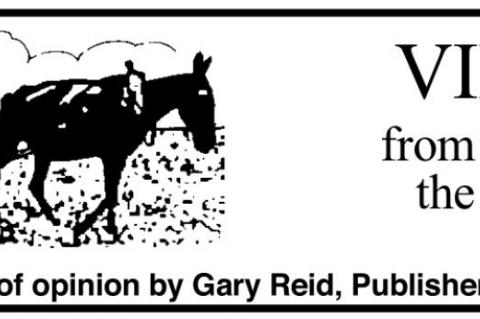 VIEW from behind the plow