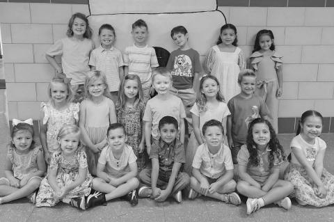 Gilmour Elementary School has announced its Good BEE-havior Students of the Week for the week ending Sept. 20. Those earning the honor were, from left: front row, Peyton Thomas, Lyla Redwine, Weston Mercer, Uriel Carbajal Munoz, Rex Julian, Amelia De La Torre and Emma Watkins; middle row, Collins Mitchel, Gracen Kusik, Jolie Rother, Wilder Gray, Denova Larsen and Fynn Kroener; back row, Norah Zook, Samuel Tollefson, Sawyer Ince, Axel Hux, Isabella Mercado and Arlette Gomez. [Photo provided]