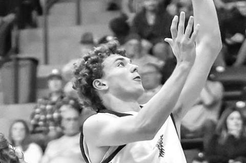 JETT MUEGGENBORG has helped lead Okarche to an 11-0 record entering the Christmas holiday. [Photo by Chris Simon/ www.simon-sports-photos.smugmug.com]