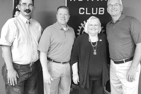 Rotary district governor visits Kingfisher