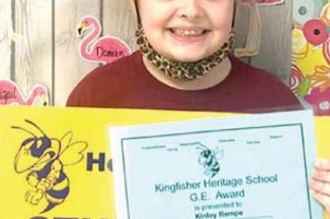 HERITAGE ELEMENTARY STUDENTS OF THE MONTH