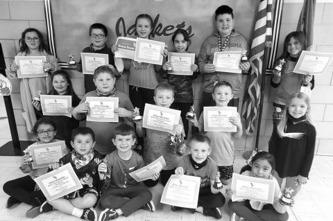 Gilmour Elementary GE Award winners