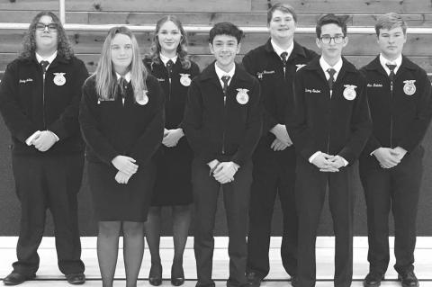 2020-21 Dover FFA Chapter Officers 