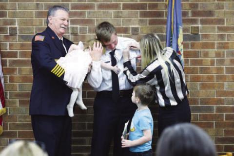 Kingfisher firemen earn promotions in ceremony