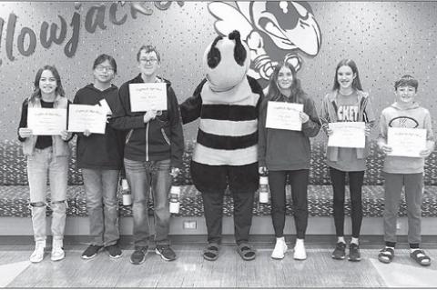 KJH January Students of the Month