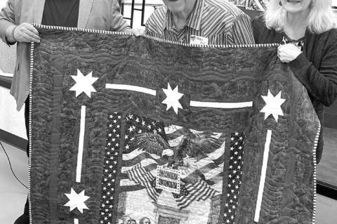 Hennessey vet Marshall presented Quilt of Valor