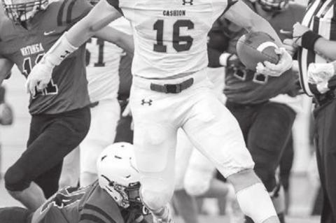 Cashion wakes up to thump Watonga in district opener