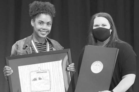 Lomega’s Lawson 3rd in state poster contest