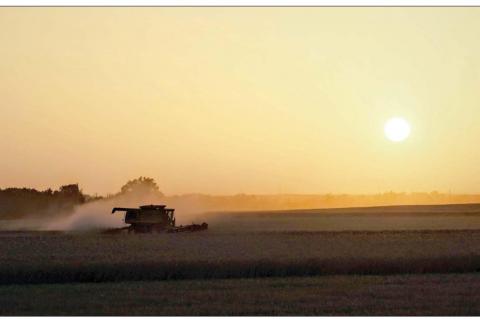 SUN SETS ON 2022 KINGFISHER COUNTY WHEAT HARVEST