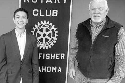 	State FFA Secretary Addresses Rotary Club