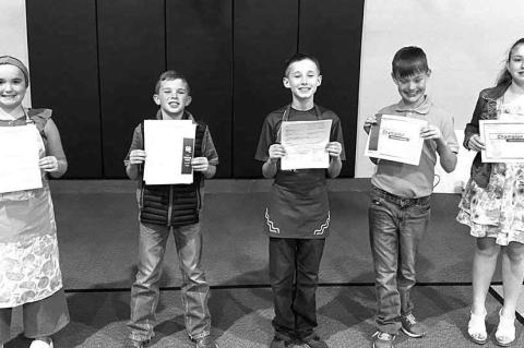 County 4-H speech contest winners