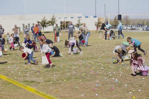 Same Easter Egg Hunt . . . New Location