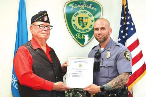 American Legion honors officer, deputy, fireman