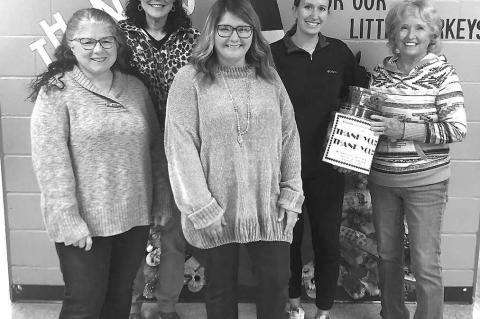 KCREA members deliver gifts to schools to celebrate National Education Week