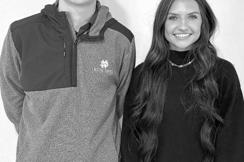 Beck, Lunsford named February’s Junior Lions
