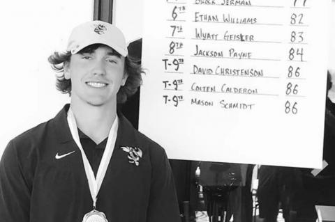 Burnham locks up conference golf ti