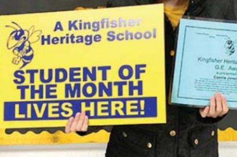 HERITAGE ELEMENTARY STUDENTS OF THE MONTH