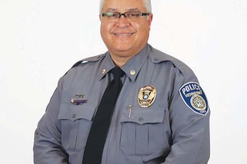 NEW KINGFISHER COUNTY Undersheriff Ed Cangiano is pictured when he was the chief of police at Hennessey, a role he served from September 2020 through February 2022. [Photo provided]